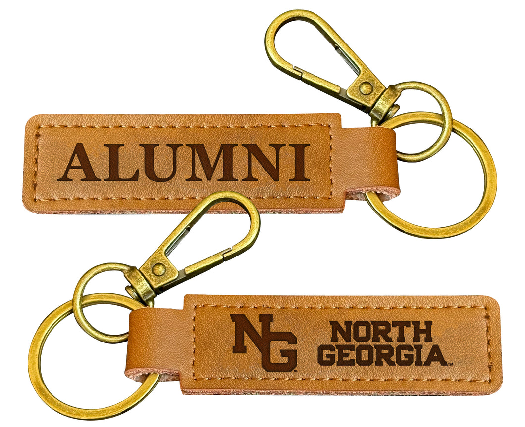 North Georgia Nighthawks College Alumni Leather Keychain – Officially Licensed