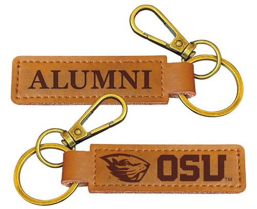 Oregon State Beavers College Alumni Leather Keychain – Officially Licensed