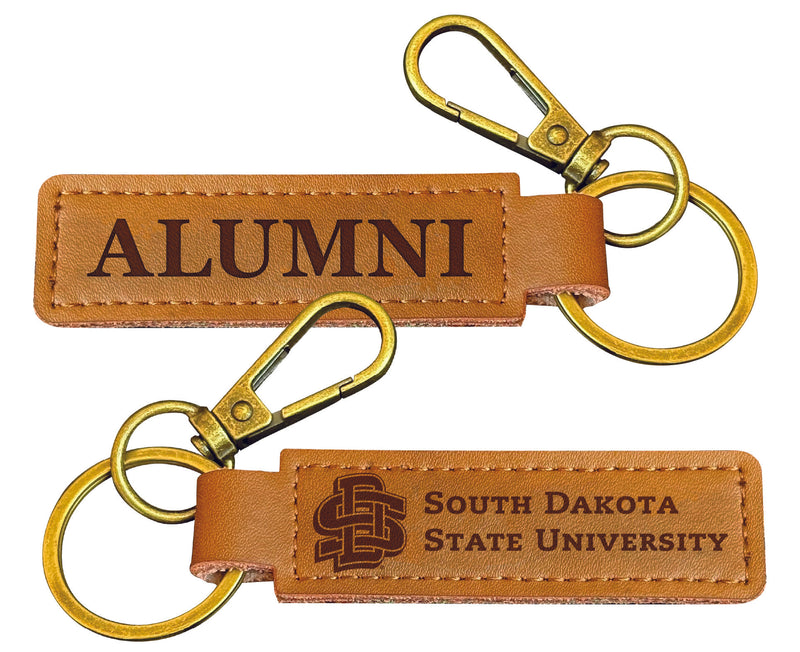 South Dakota State Jackrabbits College Alumni Leather Keychain – Officially Licensed
