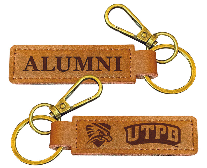 University of Texas of the Permian Basin College Alumni Leather Keychain – Officially Licensed