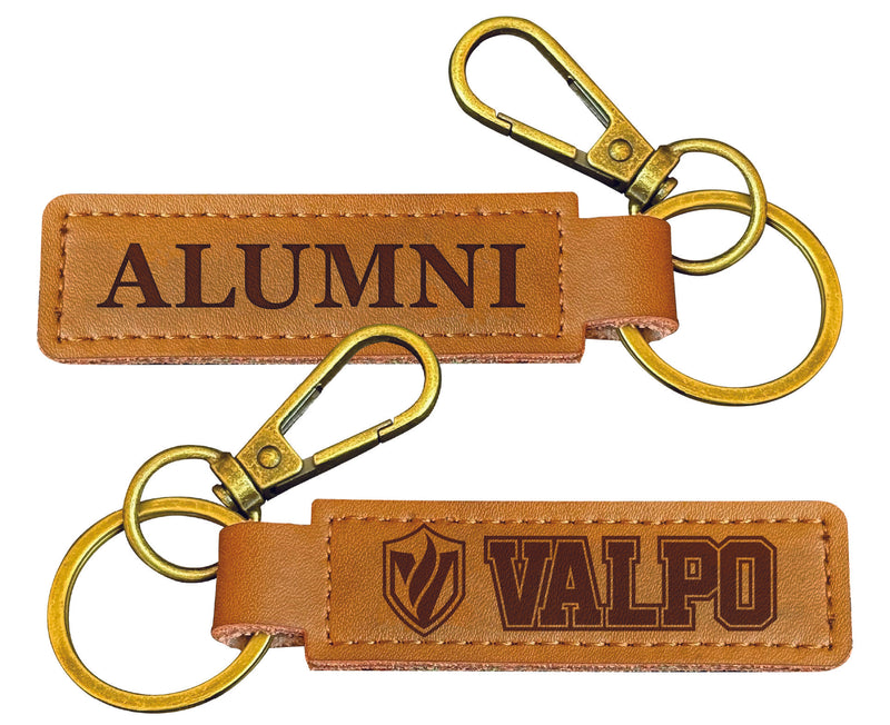 Valparaiso University College Alumni Leather Keychain – Officially Licensed