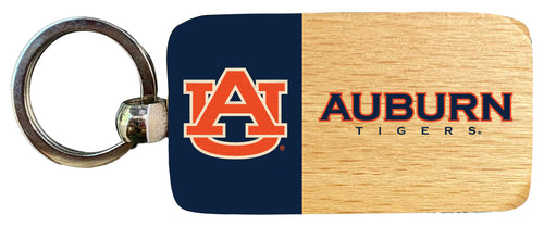 Auburn Tigers 2.5 x 1-Inch Wooden Keychain Officially Licensed Collegiate Product Single