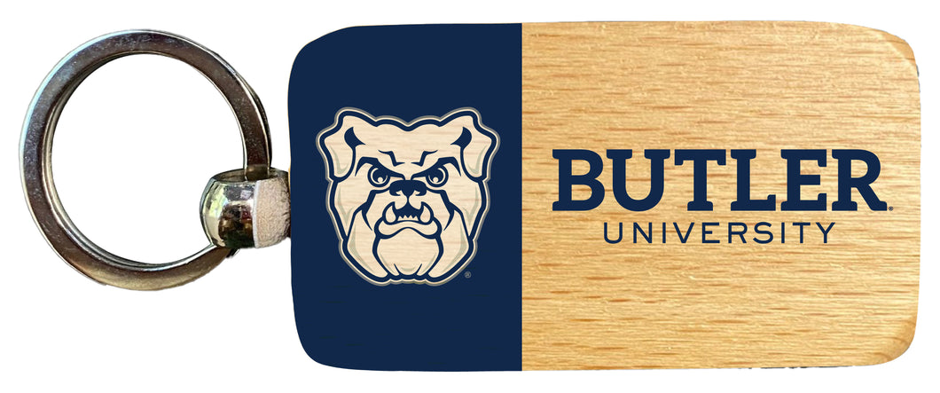 Butler Bulldogs 2.5 x 1-Inch Wooden Keychain Officially Licensed Collegiate Product Single