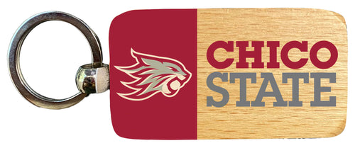 California State University, Chico 2.5 x 1-Inch Wooden Keychain Officially Licensed Collegiate Product 2-Pack