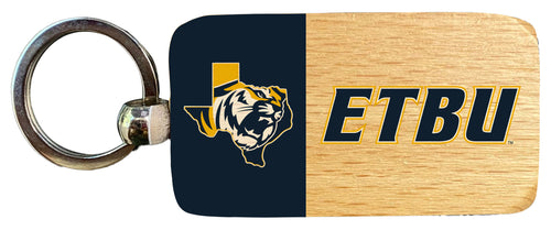 East Texas Baptist University 2.5 x 1-Inch Wooden Keychain Officially Licensed Collegiate Product Single