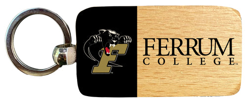 Ferrum College 2.5 x 1-Inch Wooden Keychain Officially Licensed Collegiate Product 4-Pack