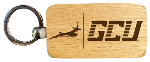 Grand Canyon University Lopes 2.5 x 1-Inch Engraved Wooden Keychain Officially Licensed Collegiate Product Single Unit