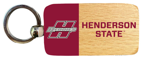 Henderson State Reddies 2.5 x 1-Inch Wooden Keychain Officially Licensed Collegiate Product Single