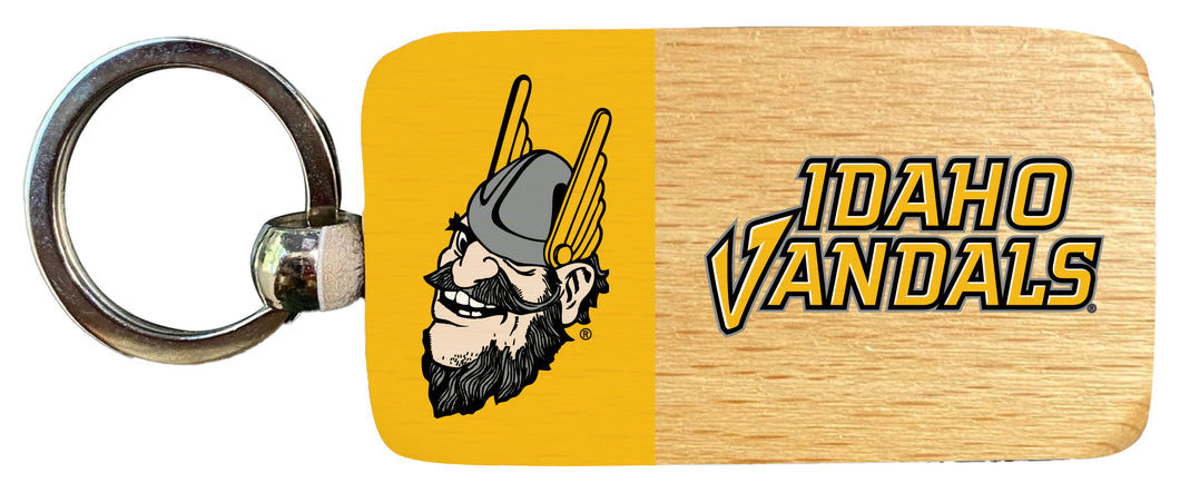 Idaho Vandals 2.5 x 1-Inch Wooden Keychain Officially Licensed Collegiate Product 2-Pack