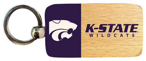 Kansas State Wildcats 2.5 x 1-Inch Wooden Keychain Officially Licensed Collegiate Product 4-Pack