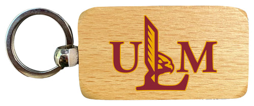 University of Louisiana Monroe 2.5 x 1-Inch Wooden Keychain Officially Licensed Collegiate Product 2-Pack