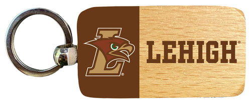 Lehigh University Mountain Hawks 2.5 x 1-Inch Wooden Keychain Officially Licensed Collegiate Product Single