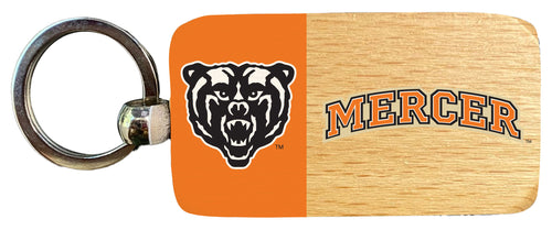 Mercer University 2.5 x 1-Inch Wooden Keychain Officially Licensed Collegiate Product 2-Pack