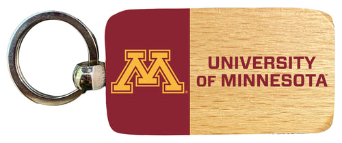 Minnesota Gophers 2.5 x 1-Inch Wooden Keychain Officially Licensed Collegiate Product 2-Pack