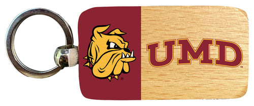 Minnesota Duluth Bulldogs 2.5 x 1-Inch Wooden Keychain Officially Licensed Collegiate Product 2-Pack