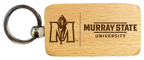 Murray State University 2.5 x 1-Inch Engraved Wooden Keychain Officially Licensed Collegiate Product Single Unit
