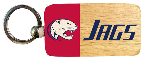 University of South Alabama 2.5 x 1-Inch Wooden Keychain Officially Licensed Collegiate Product Single