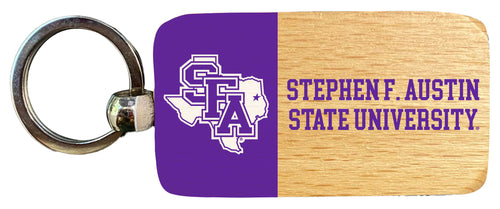 Stephen F. Austin State University 2.5 x 1-Inch Wooden Keychain Officially Licensed Collegiate Product Single