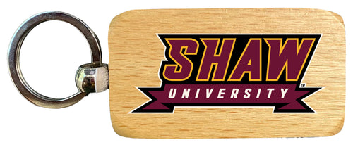 Shaw University Bears 2.5 x 1-Inch Wooden Keychain Officially Licensed Collegiate Product Single