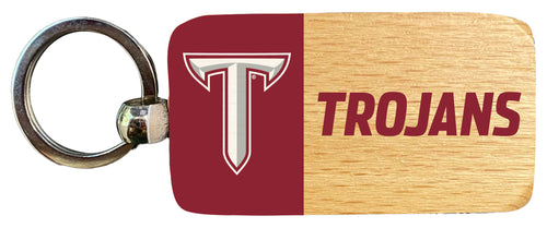 Troy University 2.5 x 1-Inch Wooden Keychain Officially Licensed Collegiate Product Single