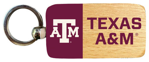 Texas A&M Aggies 2.5 x 1-Inch Wooden Keychain Officially Licensed Collegiate Product Single