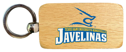 Texas A&M Kingsville Javelinas 2.5 x 1-Inch Wooden Keychain Officially Licensed Collegiate Product Single