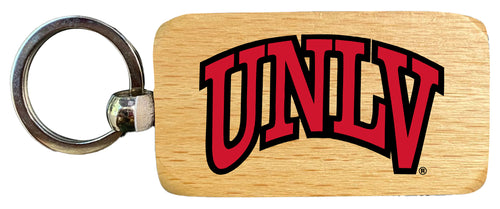UNLV Rebels 2.5 x 1-Inch Wooden Keychain Officially Licensed Collegiate Product 2-Pack