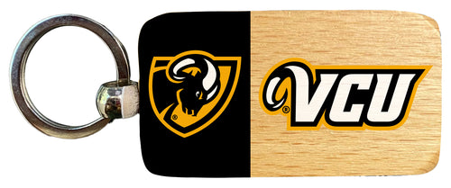 Virginia Commonwealth 2.5 x 1-Inch Wooden Keychain Officially Licensed Collegiate Product Single