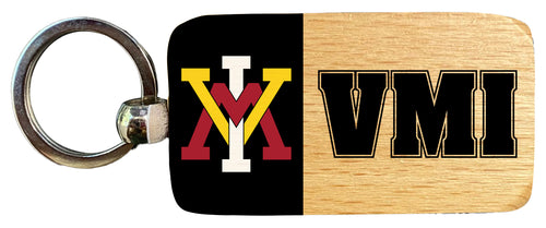 VMI Keydets 2.5 x 1-Inch Wooden Keychain Officially Licensed Collegiate Product Single