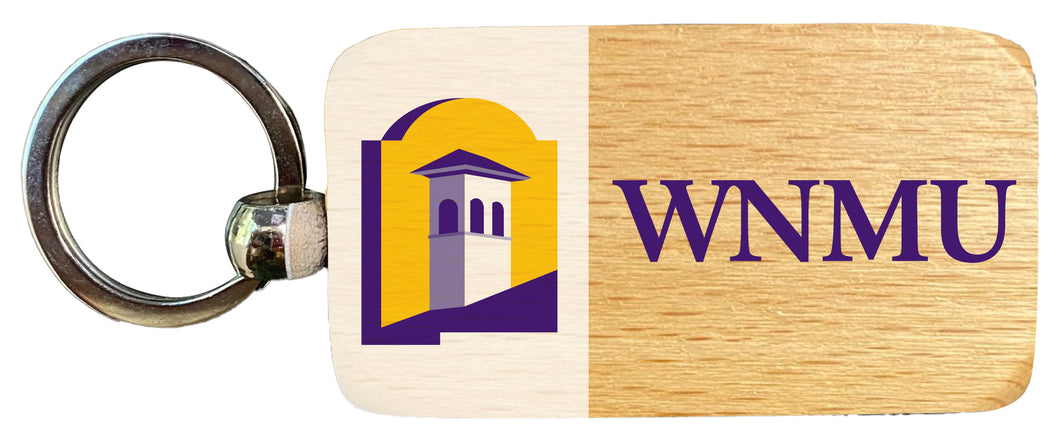 Western New Mexico University 2.5 x 1-Inch Wooden Keychain Officially Licensed Collegiate Product Single