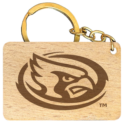 Iowa State Cyclones Engraved Flat Wood Keychain 1.5