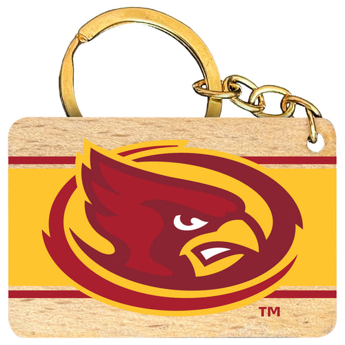 Iowa State Cyclones Flat Wood Keychain 1.5