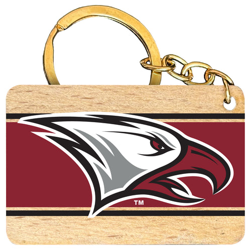 North Carolina Central Eagles Flat Wood Keychain 1.5