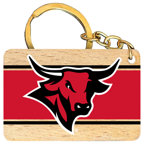 Nebraska at Omaha Flat Wood Keychain 1.5