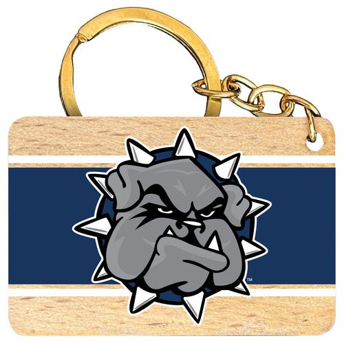 Southwestern Oklahoma State University Flat Wood Keychain 1.5
