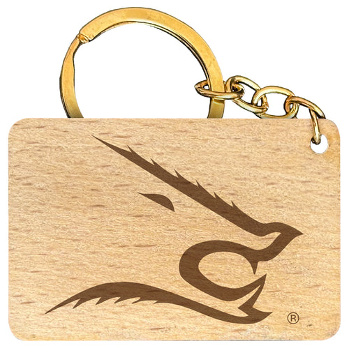 Texas A&M Kingsville Javelinas Engraved Flat Wood Keychain 1.5