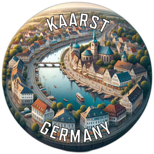 Kaarst Germany Souvenir Die Cut Flat Magnet 3-Inch
