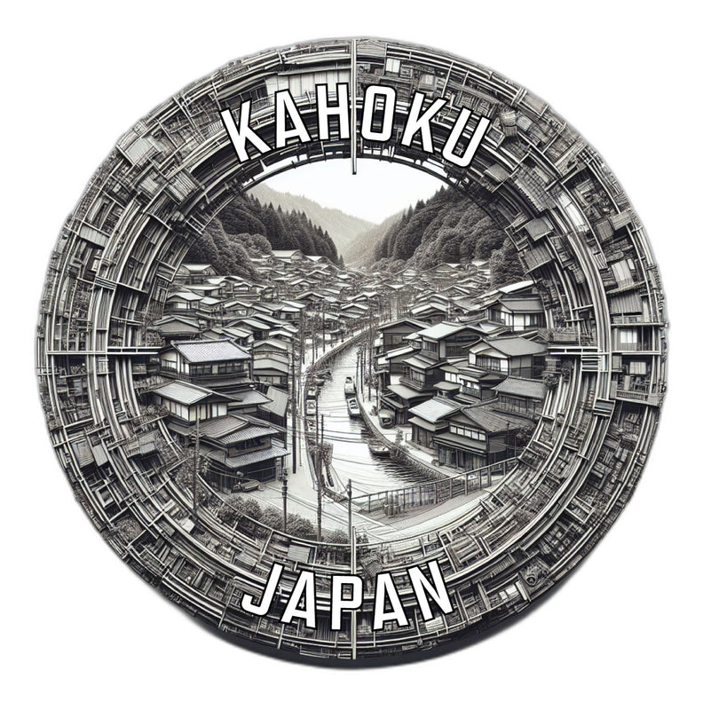 Kahoku Japan Souvenir Vinyl Decal Sticker 2-Inch