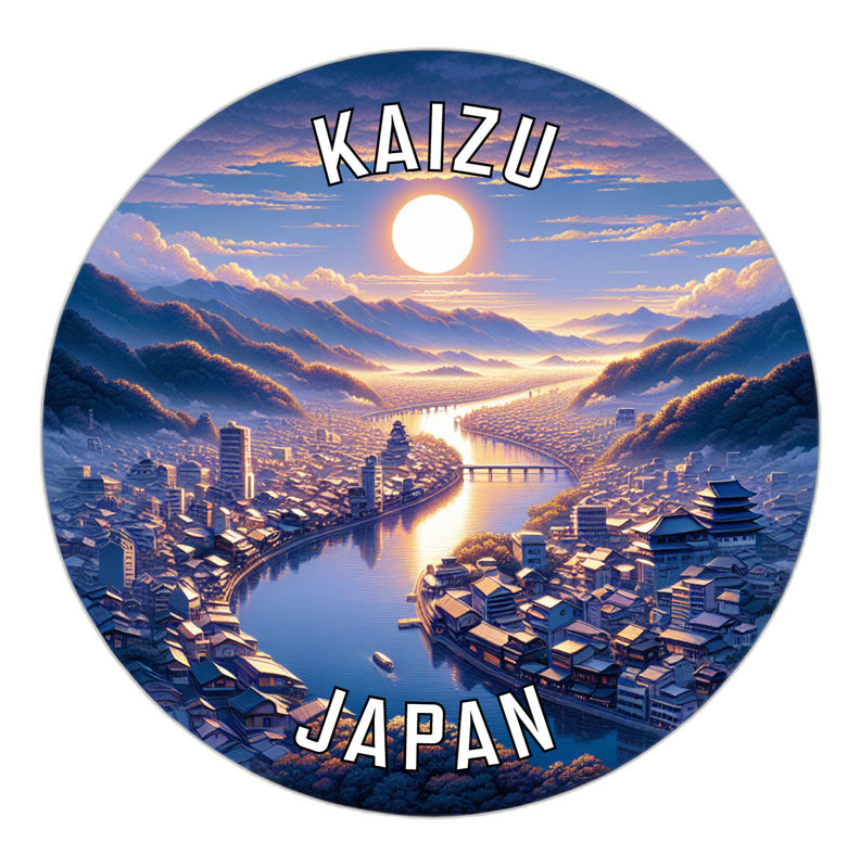 Kaizu Japan Souvenir Die Cut Flat Magnet 6-Inch