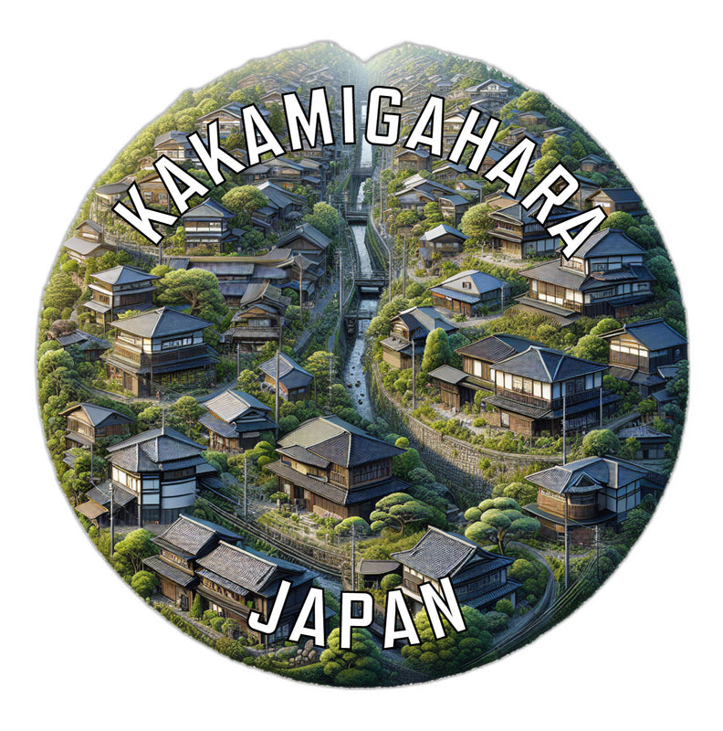 Kakamigahara Japan Souvenir Die Cut Flat Magnet 2-Inch