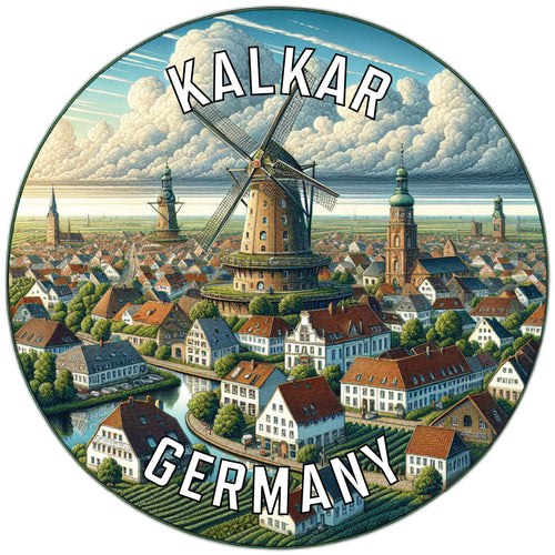 Kalkar Germany Souvenir Die Cut Flat Magnet 2-Inch