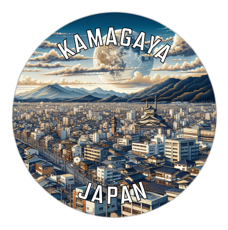Kamagaya Japan Souvenir Die Cut Flat Magnet 2-Inch