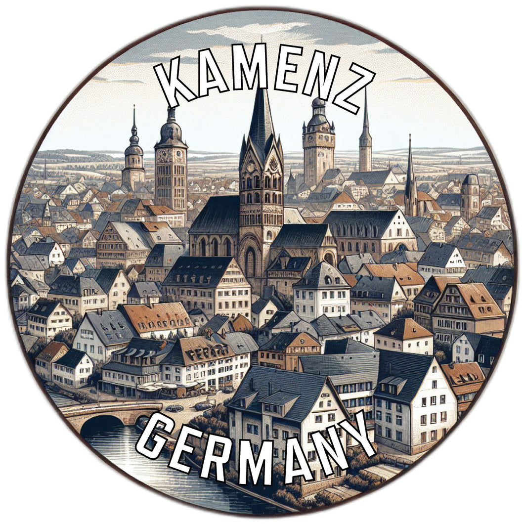 Kamenz Germany Souvenir Die Cut Flat Magnet 6-Inch