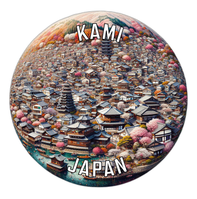 Kami Japan Souvenir Vinyl Decal Sticker 6-Inch