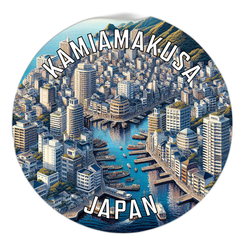 Kamiamakusa Japan Souvenir Die Cut Flat Magnet 6-Inch