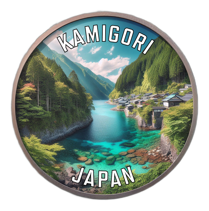 Kamigori Japan Souvenir Die Cut Flat Magnet 2-Inch