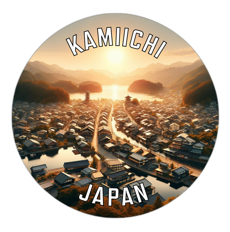 Kamiichi Japan Souvenir Die Cut Flat Magnet 6-Inch