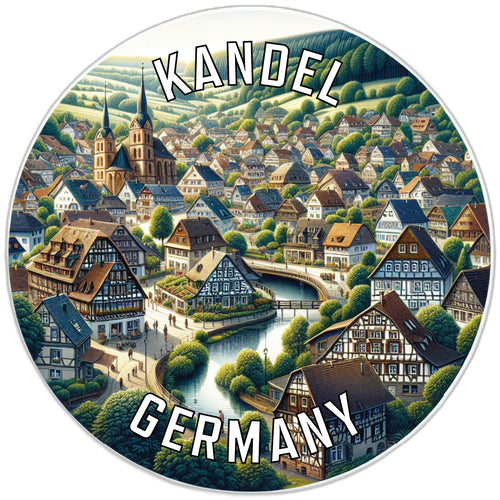 Kandel Germany Souvenir Die Cut Flat Magnet 2-Inch