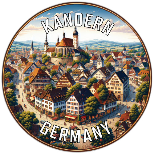 Kandern Germany Souvenir Die Cut Flat Magnet 2-Inch