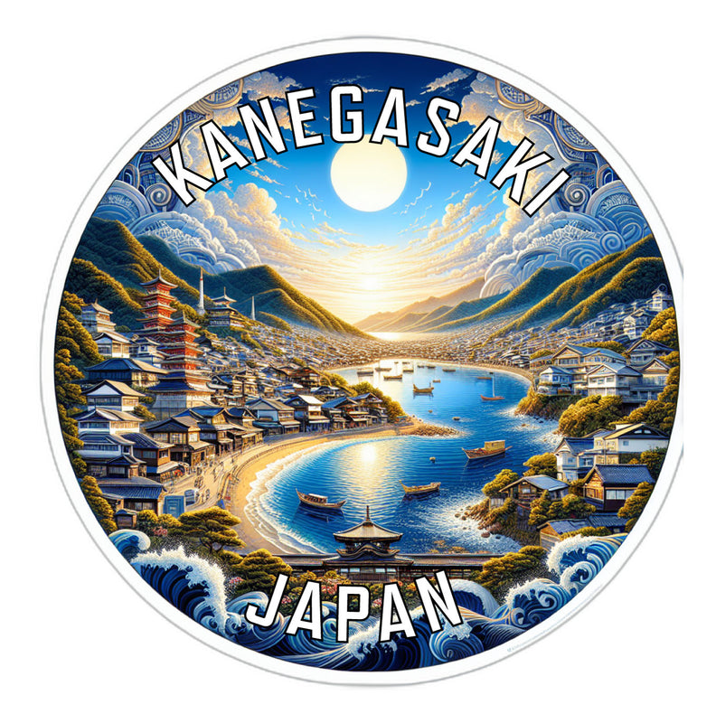 Kanegasaki Japan Souvenir Vinyl Decal Sticker 2-Inch